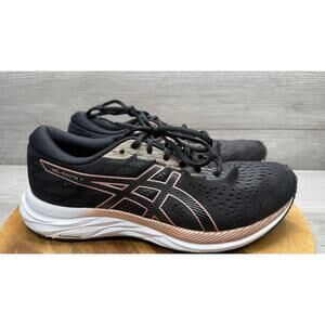 Asics Gel Excite 7 Running Shoe Black/Pink. Womens 9.5 Wide.